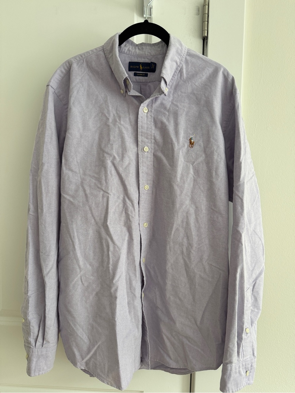 Ralph Lauren Custom Fit Size L Light Purple Men’s Shirt